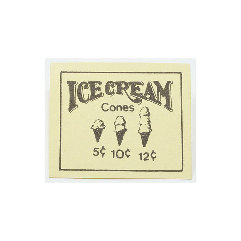 Ice Cream Sign