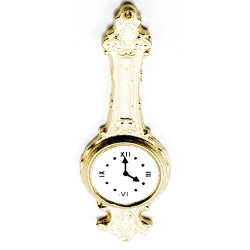BANJO CLOCK-GOLD