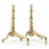 Gold Andirons-pair