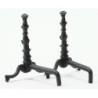 Black Andirons-pair
