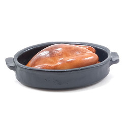 Turkey In Black Pan
