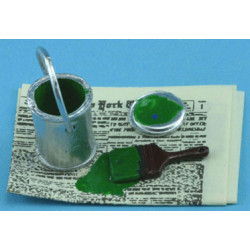 Paint Can On Paper