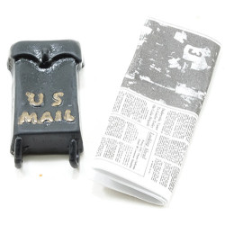 Mailbox W/newspaper