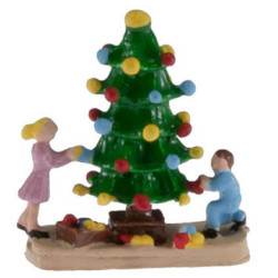 CHRISTMAS TREE W/CHILDREN