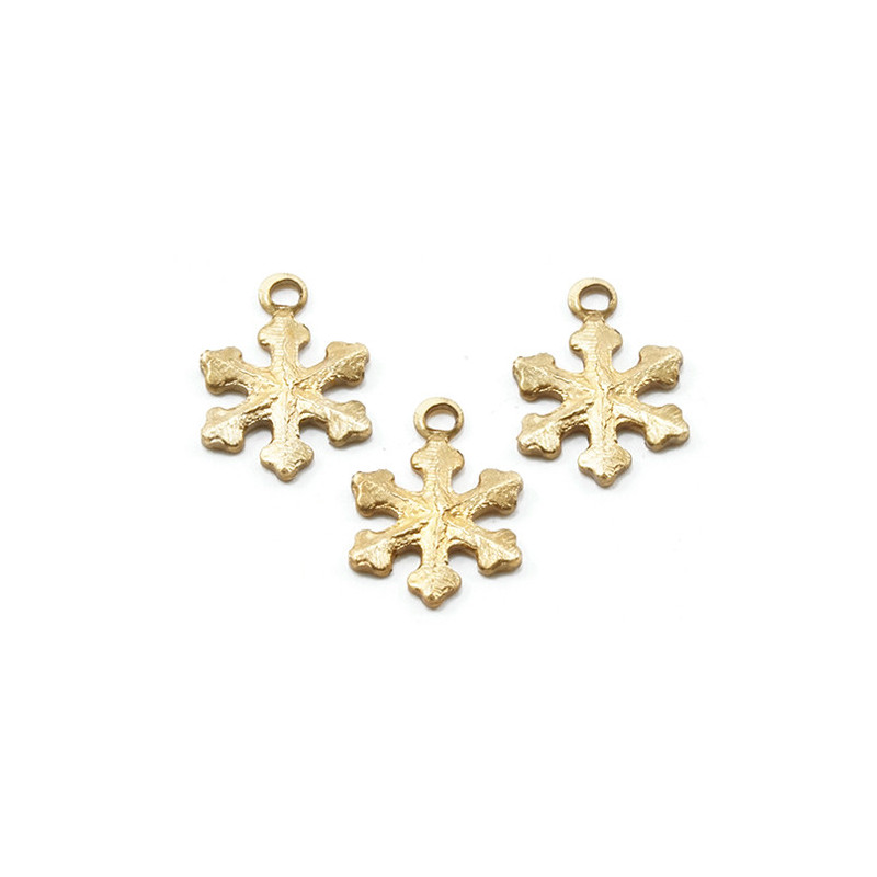 Gold Snowflakes 3 Pcs.