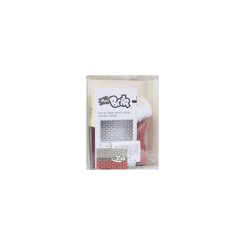 Magic Brik  4-1/2 Sq. Ft.  Red