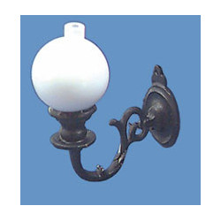 Sconce W/ball-black