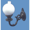 Sconce W/ball-black