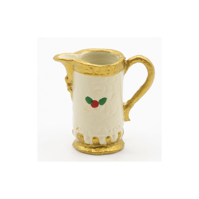 CHRISTMAS PITCHER W/HOLLY