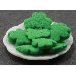 St. Patricks Cookies On Plate