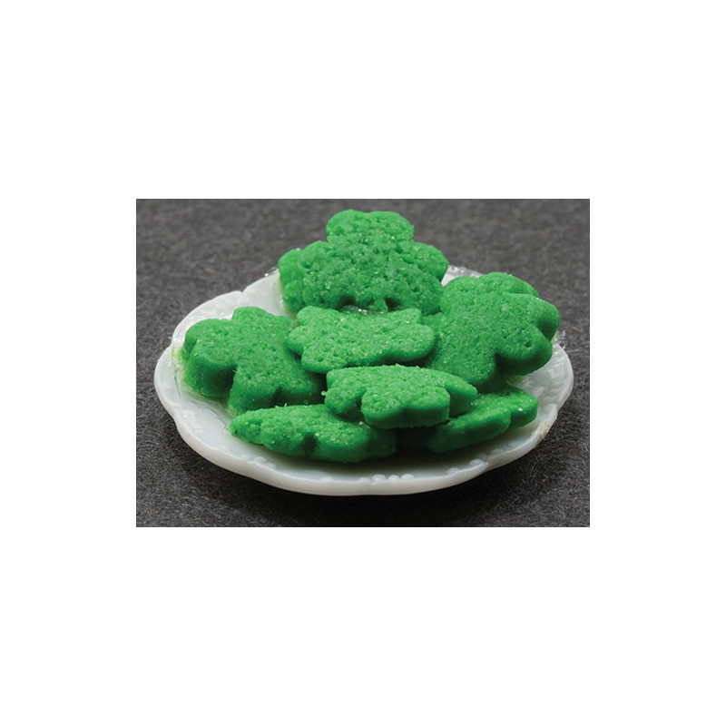 St. Patricks Cookies On Plate