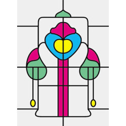 Sim. Stained Glass Fits Cla76018/Hw6018