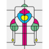 Sim. Stained Glass Fits Cla76018/Hw6018