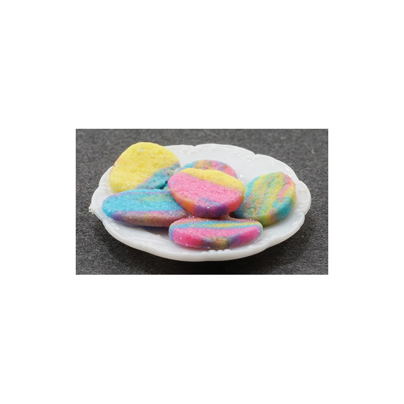 EASTER COOKIES ON PLATE