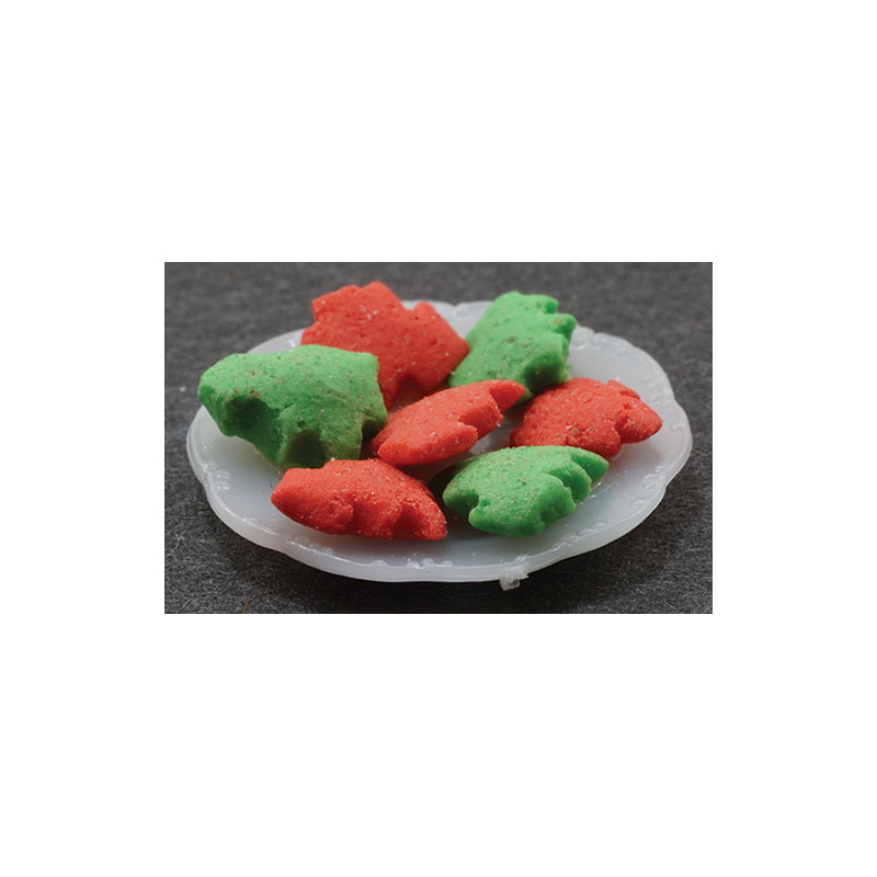 Christmas Cookies On Plate