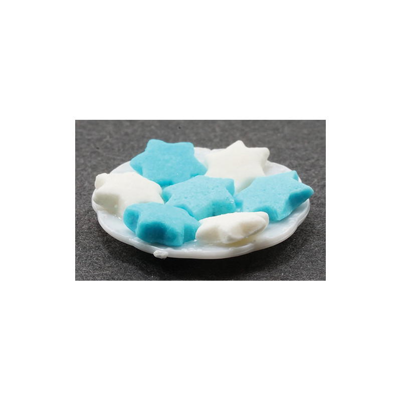 HANUKKAH COOKIES ON PLATE
