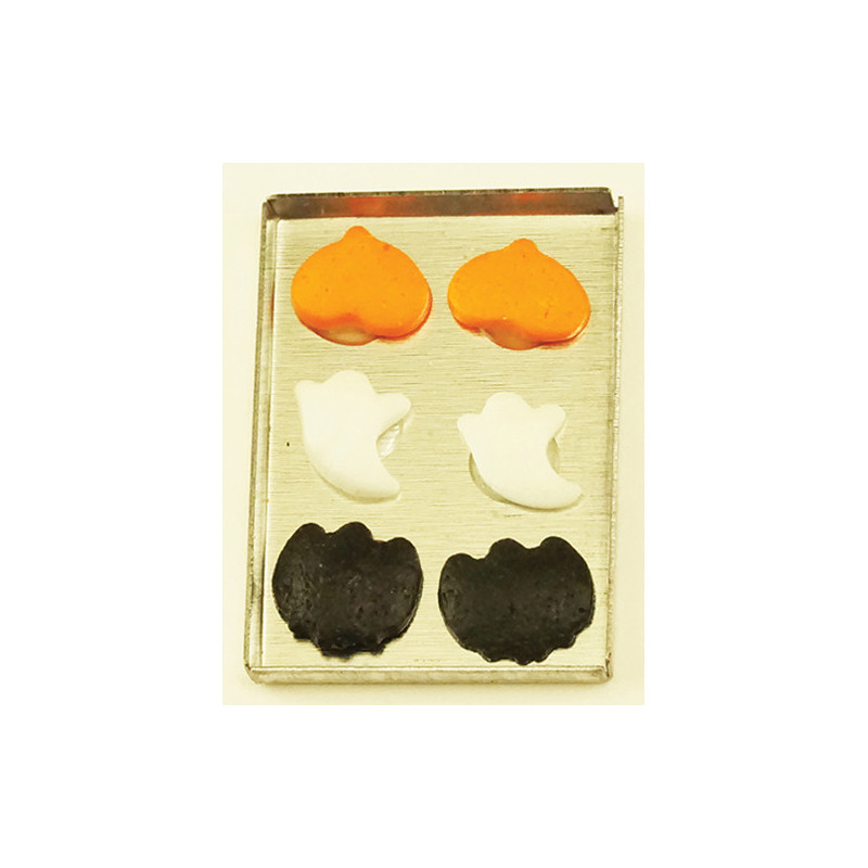 Sheet of Halloween Cookies