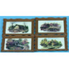 LG FRAMED PICTURES, RUSTIC, 4 PCS.