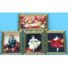 LG FRAMED PICTURES, CLASSIC, 4 PCS