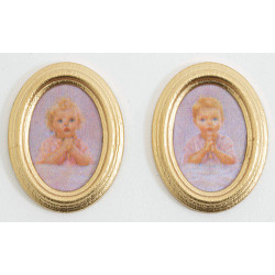 BEDTIME PRAYER/OVAL 2PC