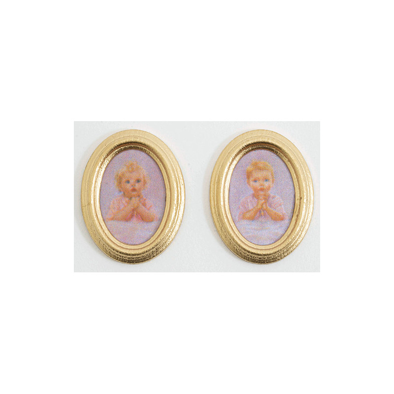 BEDTIME PRAYER/OVAL 2PC