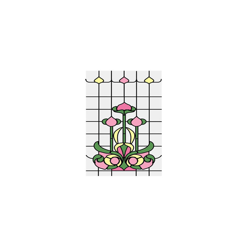 Sim. Stained Glass Fits Cla76018/Hw6018