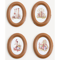 Country Prints/set Of 4