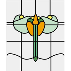 Sim. Stained Glass Fits Cla75039/Hw5039