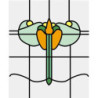 Sim. Stained Glass Fits Cla75039/Hw5039