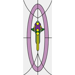 Sim. Stained Glass Fits Cla76002/Hw6002