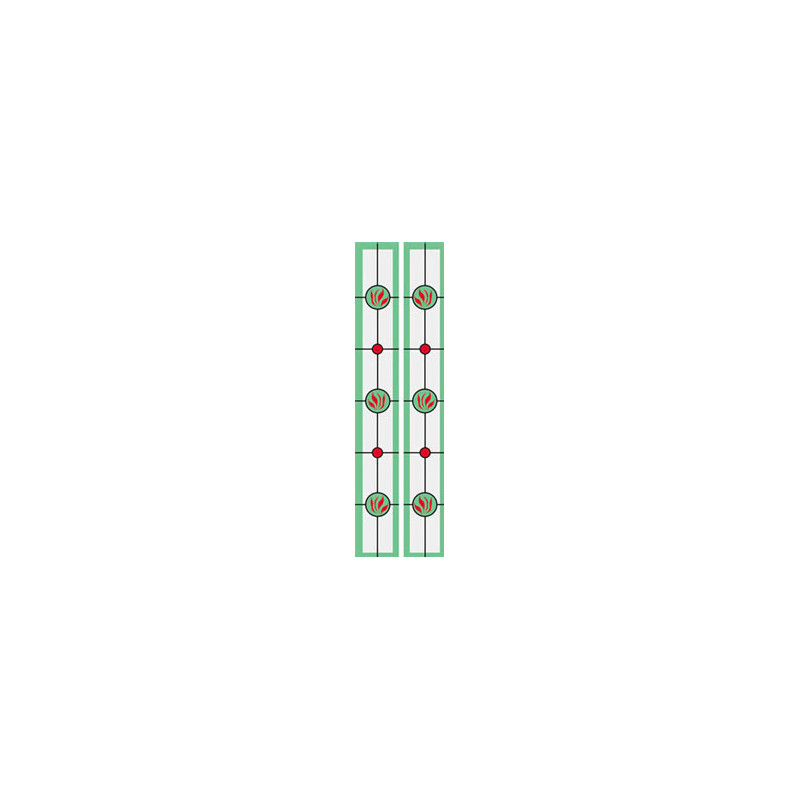 Sim. Stained Glass Fits Hw6028/Hw6027