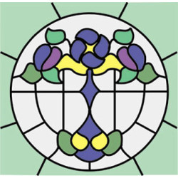 Sim. Stained Glass Fits Cla75052/Hw5052
