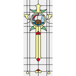 Sim. Stained Glass Fits Cla76033/Hw6033