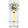 Sim. Stained Glass Fits Cla76033/Hw6033