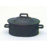 BLACK POT W/LID