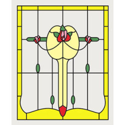 Sim. Stained Glass Fits Cla75039/Hw5039