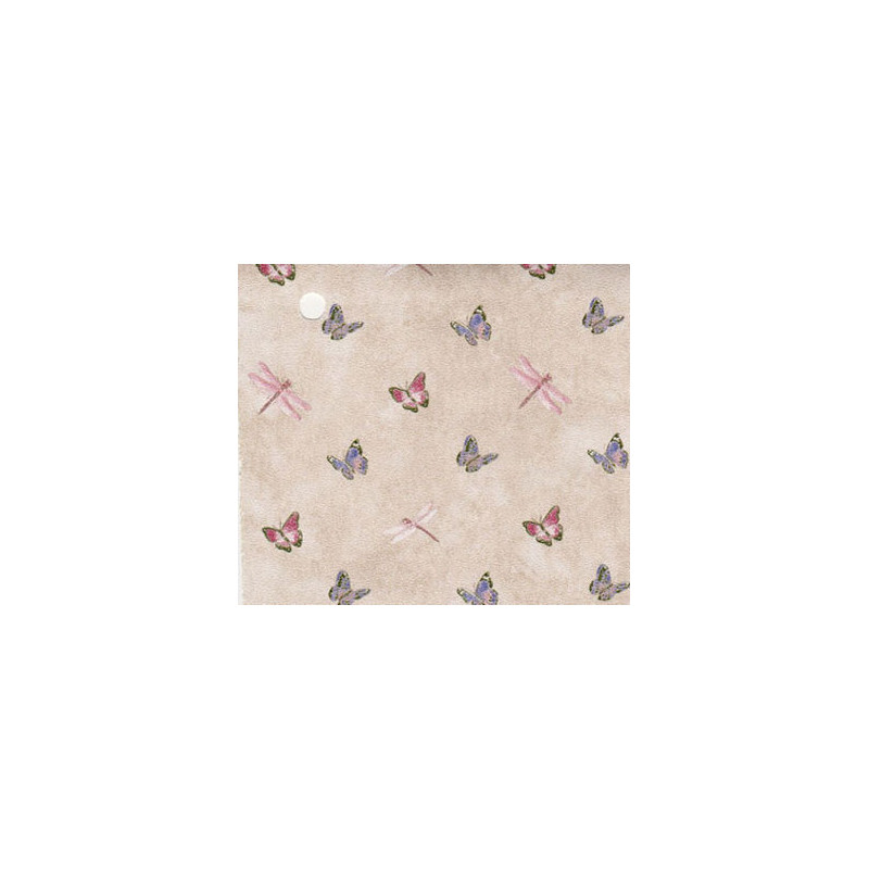 3 pack Prepasted Wallpaper: Lav & Pink Butterflies