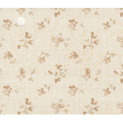 3 pack Prepasted Wallpaper: Beige Flowers