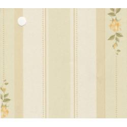 3 pack Prepasted Wallpaper: Yellow Rose Stripe