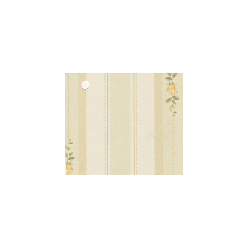 3 pack Prepasted Wallpaper: Yellow Rose Stripe