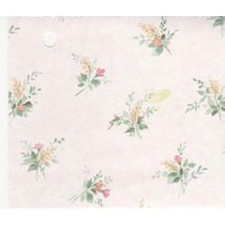 3 pack Prepasted Walllpaper: Green Flower