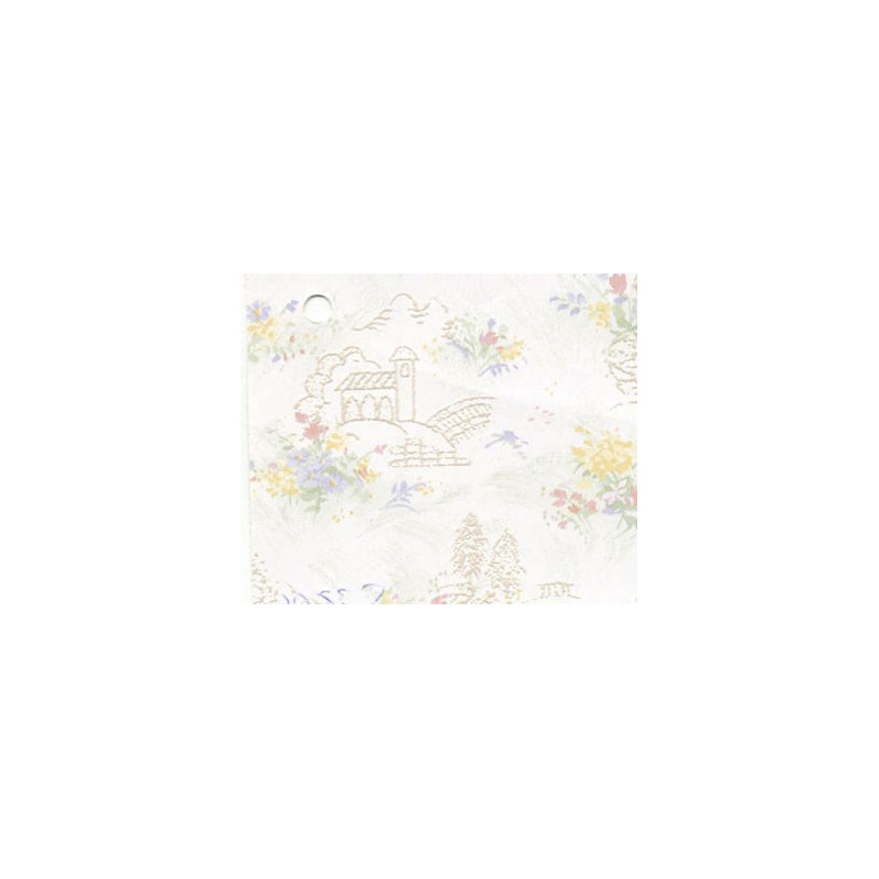 3 pack Prepasted Wallpaper: Embossed Beige Landscape