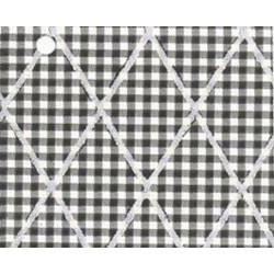 3 pack Prepasted Wallpaper: Black Check Trellis