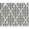 3 pack Prepasted Wallpaper: Black Check Trellis