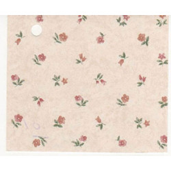 3 pack Prepasted Wallpaper: Little Pink Flowers/creme