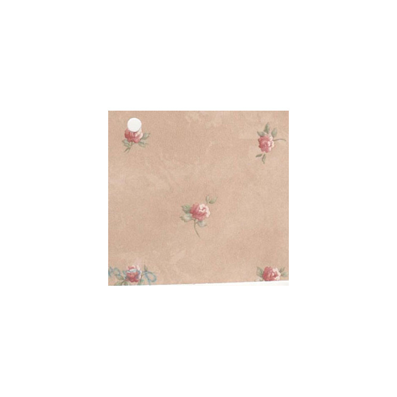 3 pack Prepasted Wallpaper: Mauve Roses On Beige
