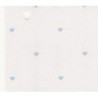 3 pack Prepasted Wallpaper: Blue Hearts On White