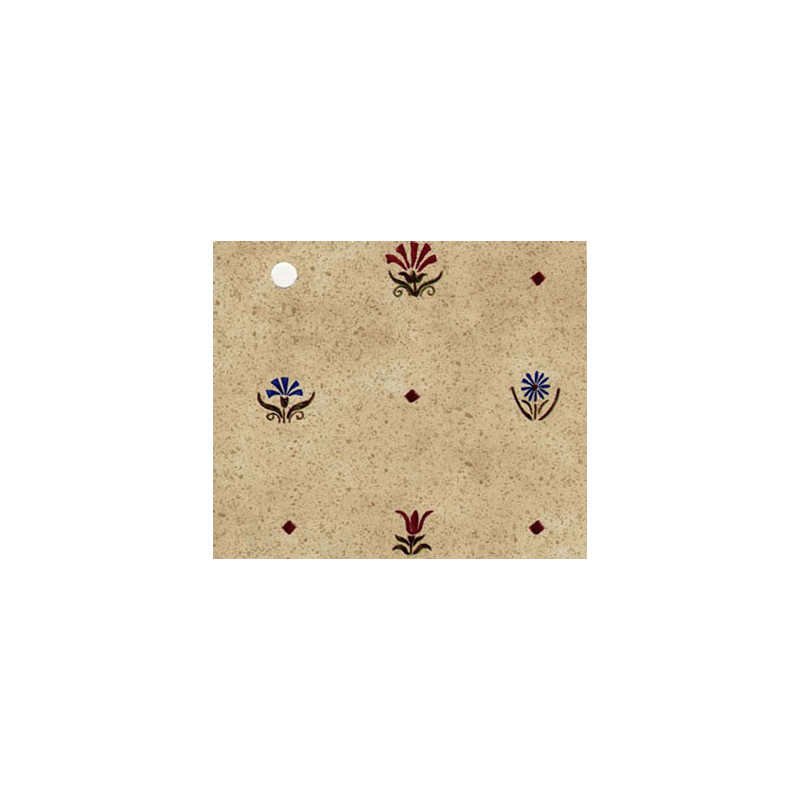 3 pack Prepasted Wallpaper: Blue & Red Flowers