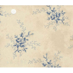 3 pack Prepasted Wallpaper: Blue Sprays On Beige