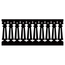 Pbl-3 Porch Balluster, Assem. 1 Rail